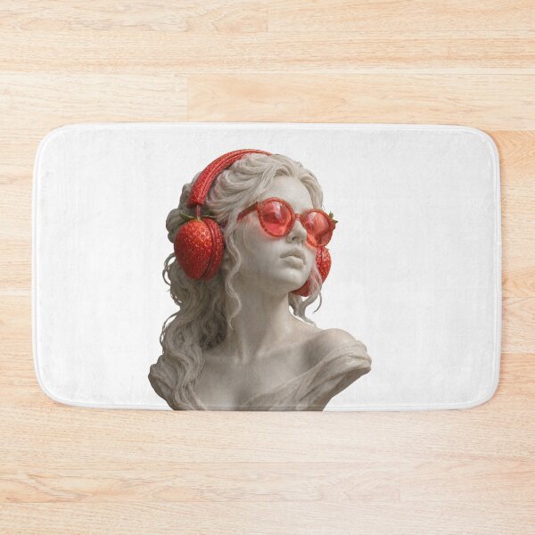 Item preview, Vibrant Strawberry Girl Modern Cyberpunk Strawberry Fruit Aesthetic designed and sold by Sulco Design.