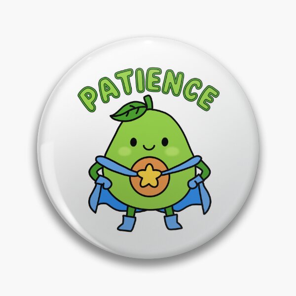 Item preview, Patience the Avocado Warrior - Christian Faith Design designed and sold by OHSHALOM.