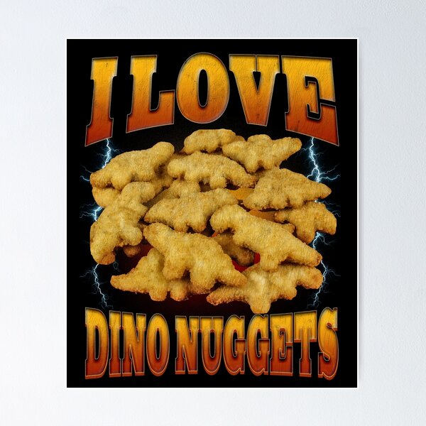 Artikelvorschau, Ich liebe Dino Nuggets – Lustiges Bootleg-Meme entworfen und verkauft von bmcreationsCo.