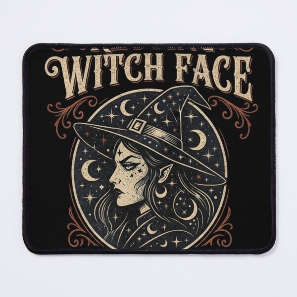 Item preview, Resting Witch Face Est 1692 - Retro Vintage Halloween Witch designed and sold by Scribe2Vibe.