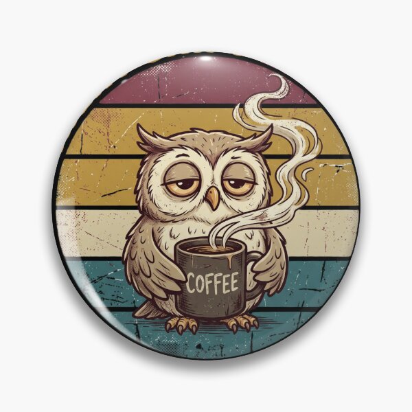 Item preview,  Night Shift Owl Coffee – Powered by Coffee Vintage Design designed and sold by TeeStyle.mr.