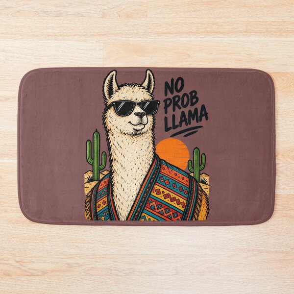 Item preview, No Prob Llama Desert Vibes designed and sold by Houldi.