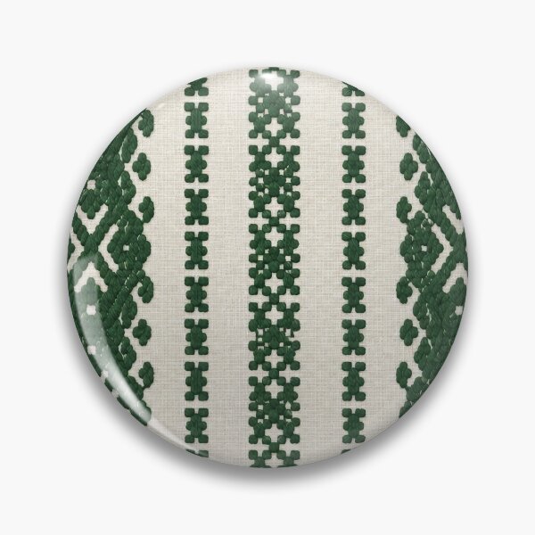Item preview, Folk Style Green Embroidery designed and sold by DansCreations42.