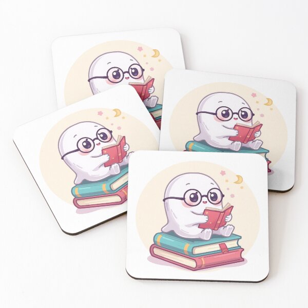 Item preview, Cozy Reading Ghost designed and sold by Stylestickers55.
