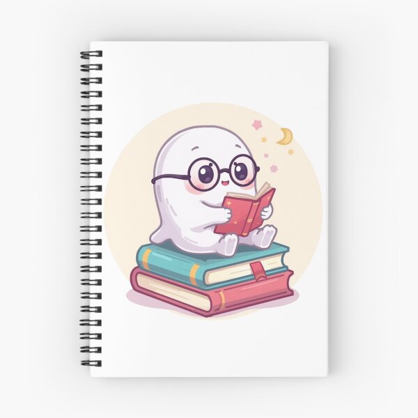 Item preview, Cozy Reading Ghost designed and sold by Stylestickers55.
