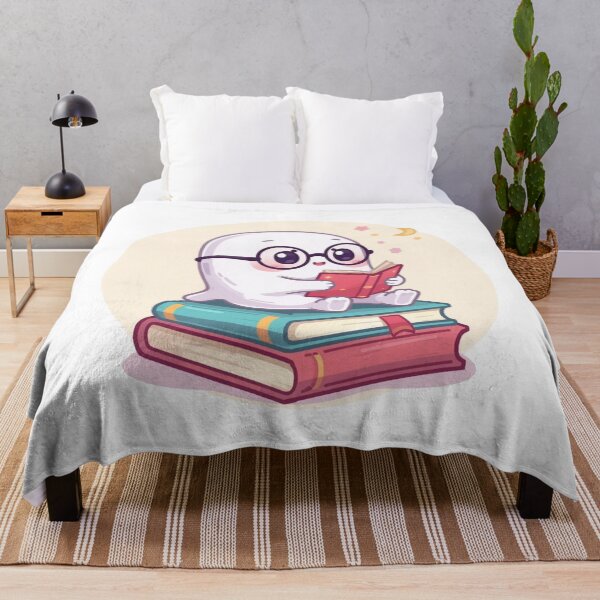 Item preview, Cozy Reading Ghost designed and sold by Stylestickers55.