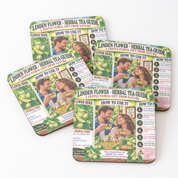 Item preview, Linden Flower Herbal Tea Guide designed and sold by New Wave Artworks & Odds &Ends.