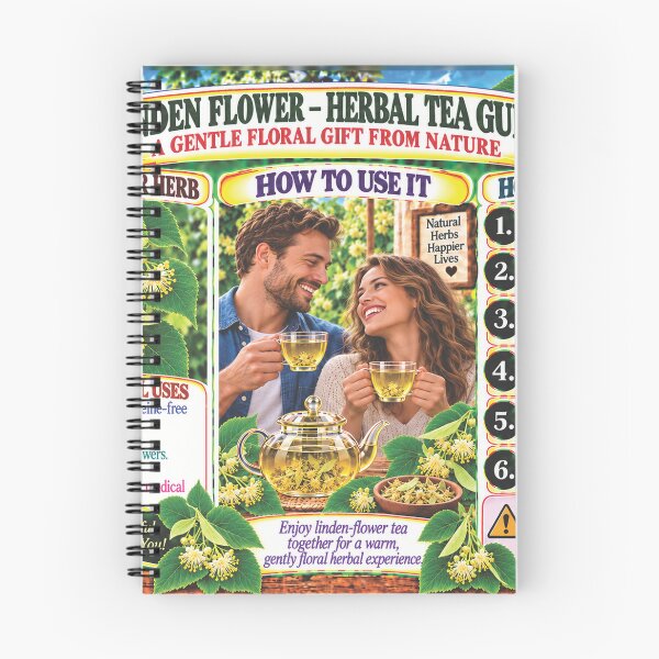 Item preview, Linden Flower Herbal Tea Guide designed and sold by New Wave Artworks & Odds &Ends.
