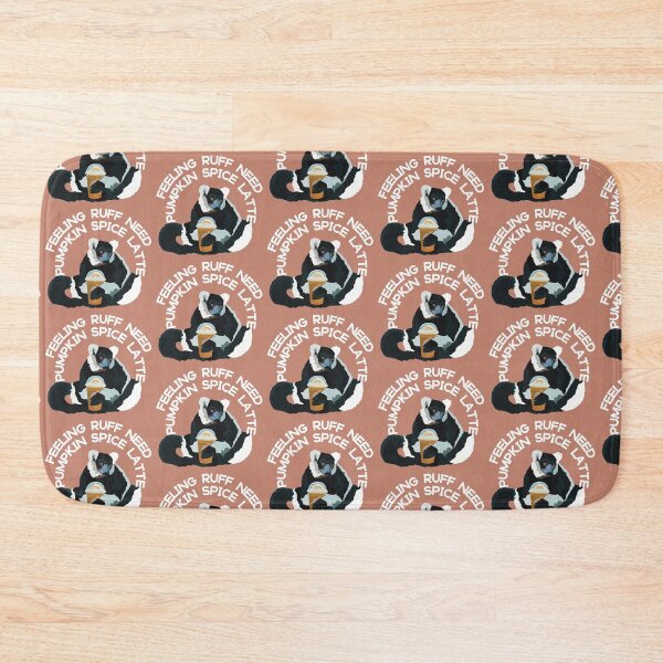 Item preview, Black and White Ruffed Lemur, Pumpkin Spiced Latte  designed and sold by PrettylittlepastelUk.