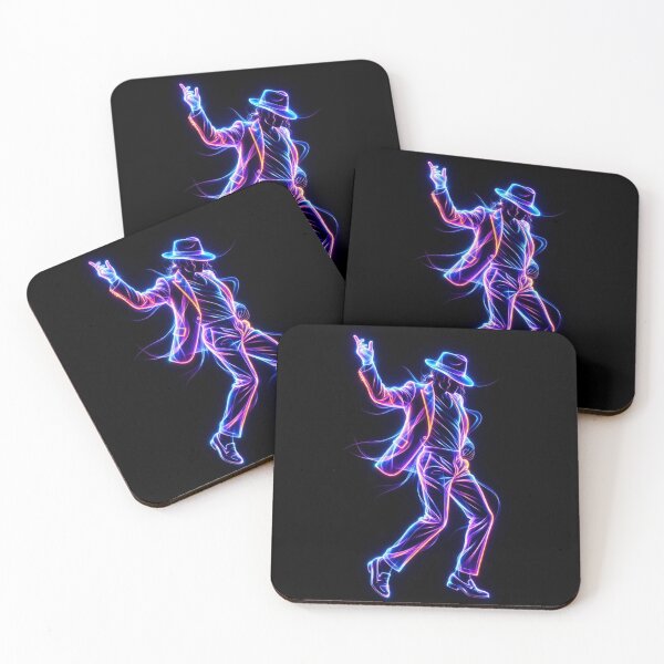 Item preview, Neon Hat Dancer Retro Pop Dance Silhouette designed and sold by ExploreAura Studio.