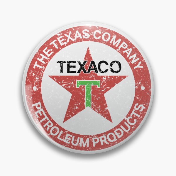 Item preview, Retro Texaco | Vintage Gas Station Round Graphic designed and sold by SimpleVibeStudios.