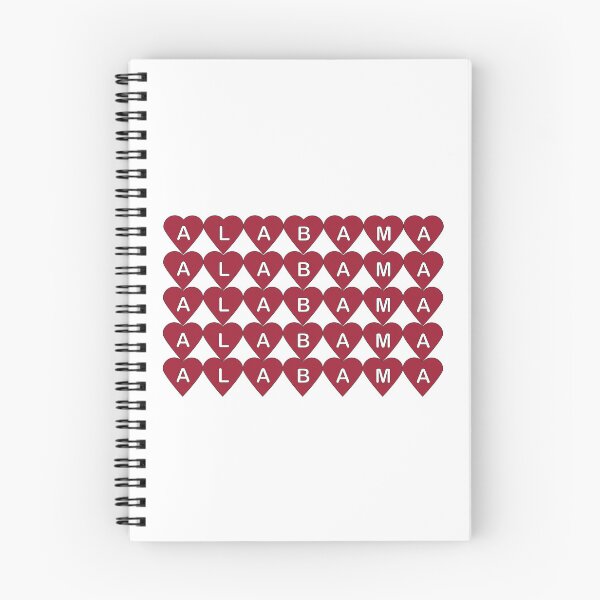 Item preview, Cute Alabama Pride Maroon Red Heart Design designed and sold by ValeriesGallery.