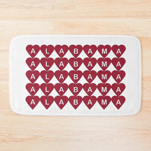 Item preview, Cute Alabama Pride Maroon Red Heart Design designed and sold by ValeriesGallery.