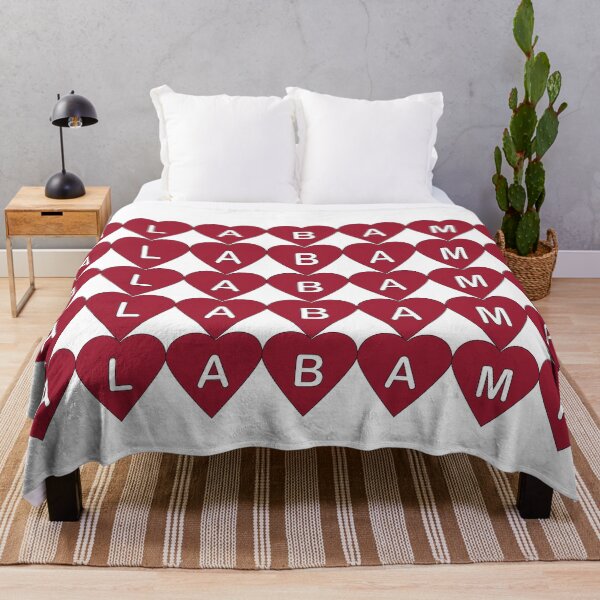Item preview, Cute Alabama Pride Maroon Red Heart Design designed and sold by ValeriesGallery.