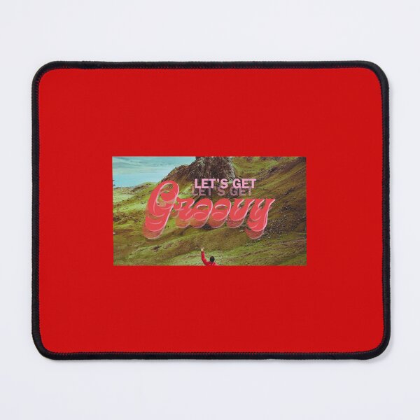 Item preview, Lets Get Groovy Retro 70s Mountain Traveler Photography Typography designed and sold by ZestlyStore94.