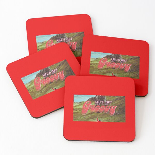 Item preview, Lets Get Groovy Retro 70s Mountain Traveler Photography Typography designed and sold by ZestlyStore94.