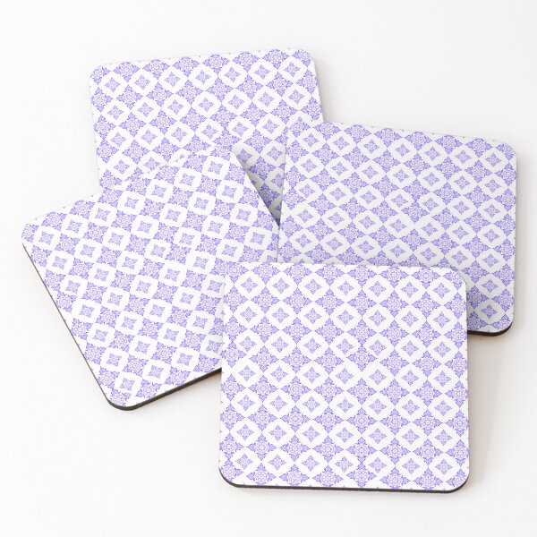 Item preview, Purple Ornamental Mandala Pattern – Elegant Geometric Floral Tile Design designed and sold by Mousy17.