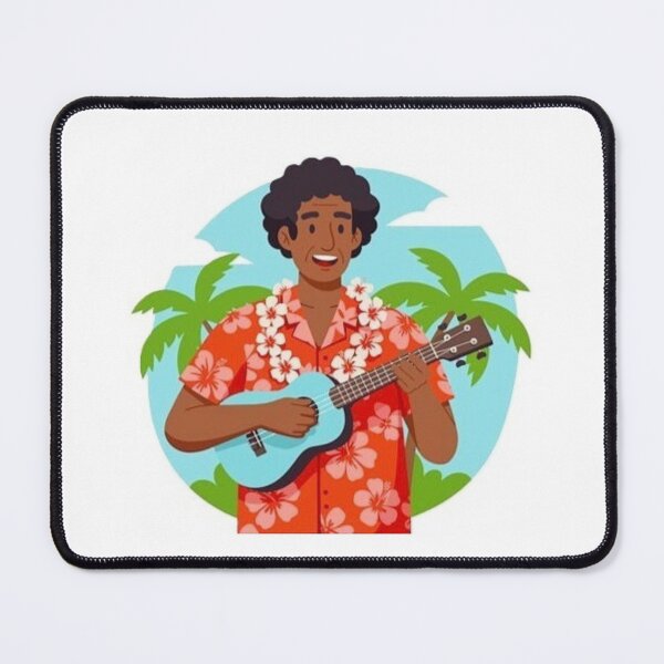 Item preview, HAWAIIAN PLAYING UKULELE designed and sold by Pabhas.