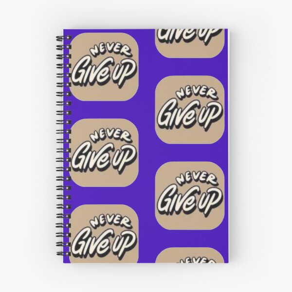 Item preview, Never Give Up Warm Tan Cursive Quote Sticker designed and sold by Scro-Ciob-Shop.