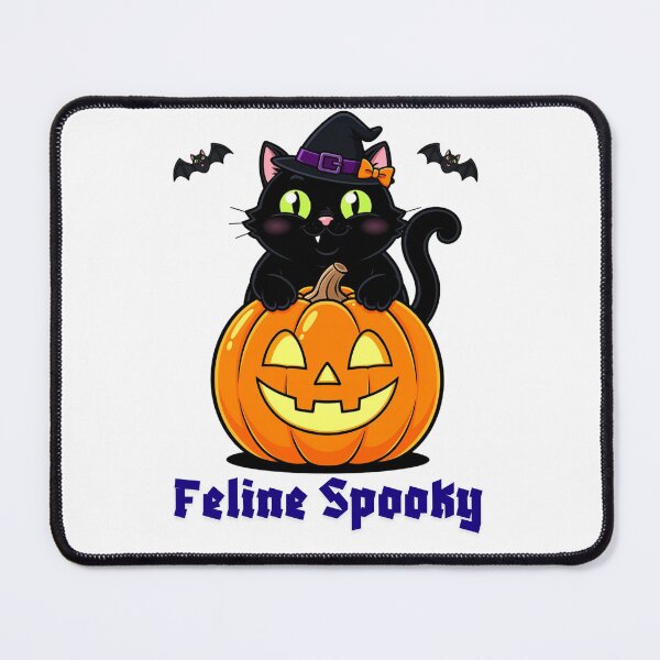 Item preview, Feline Halloween Cute Cat on Pumpkin – Funny Adorable Kitty Halloween Party, Spooky Autumn and Pumpkin Lover Design designed and sold by Zenith-Co.