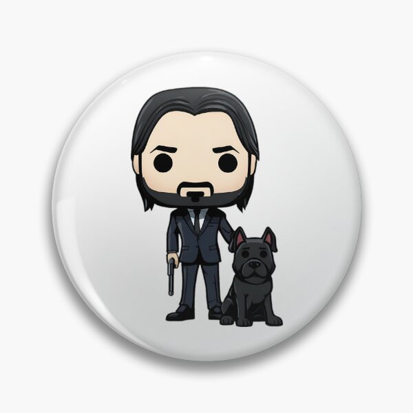 Item preview, John Wick Chibi Funny designed and sold by HelainaMadso.