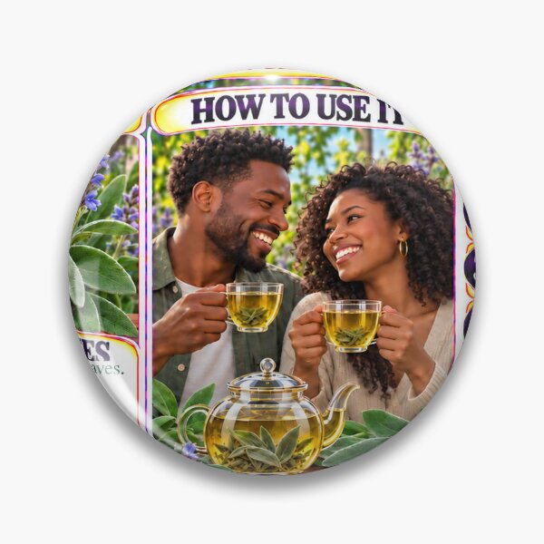 Item preview, Sage Herbal Tea Preparation Guide designed and sold by New Wave Artworks & Odds &Ends.