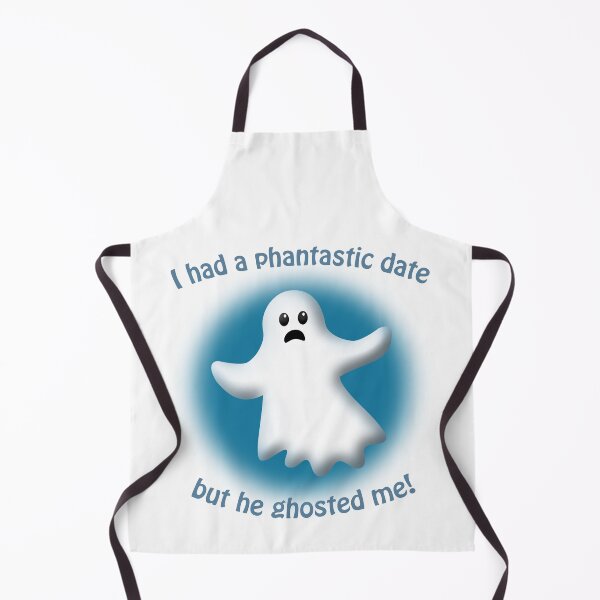 Item preview, funny he ghosted me ghost Halloween message designed and sold by ChimaGraphics.