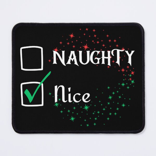 Item preview, Nice List Christmas | Funny Santa “Nice One” Holiday Party Fun | Light Ink Edition designed and sold by SunandShade.