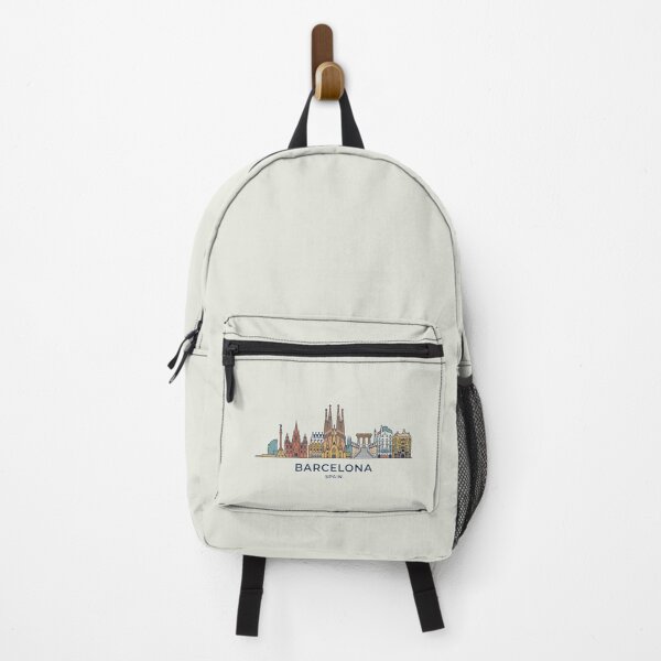 Item preview, Barcelona Skyline Spain Landmarks Architecture designed and sold by Amir Faysal.
