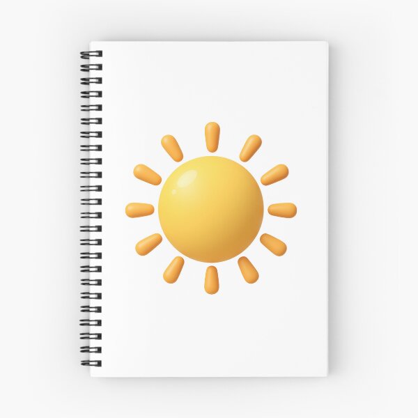 Item preview, Cute 3D Bright Yellow Sunshine Icon designed and sold by SmallDart Creations.