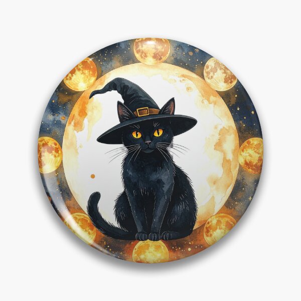 Item preview, The Magical Witch Cat: 9 Moons, 9 Lives designed and sold by LiskoDesign.