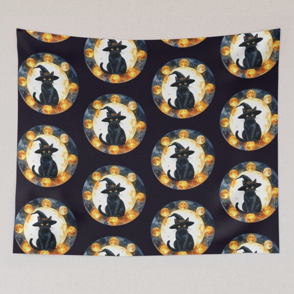 Item preview, The Magical Witch Cat: 9 Moons, 9 Lives designed and sold by LiskoDesign.