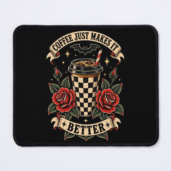 Item preview, Coffee Just Makes It Better designed and sold by Gabriela Mihai.