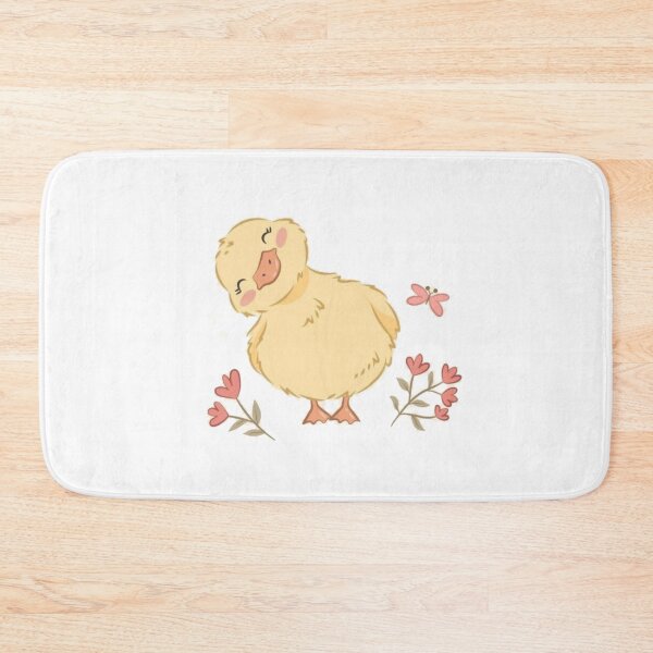 Item preview, Cute Baby Duck Spring Flowers Kawaii designed and sold by ApollonCraft.