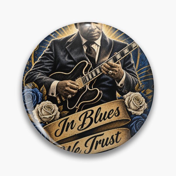 Item preview, In Blues We Trust designed and sold by Sarcastic Panda.