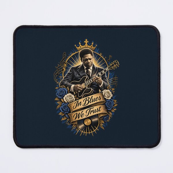Item preview, In Blues We Trust designed and sold by Sarcastic Panda.