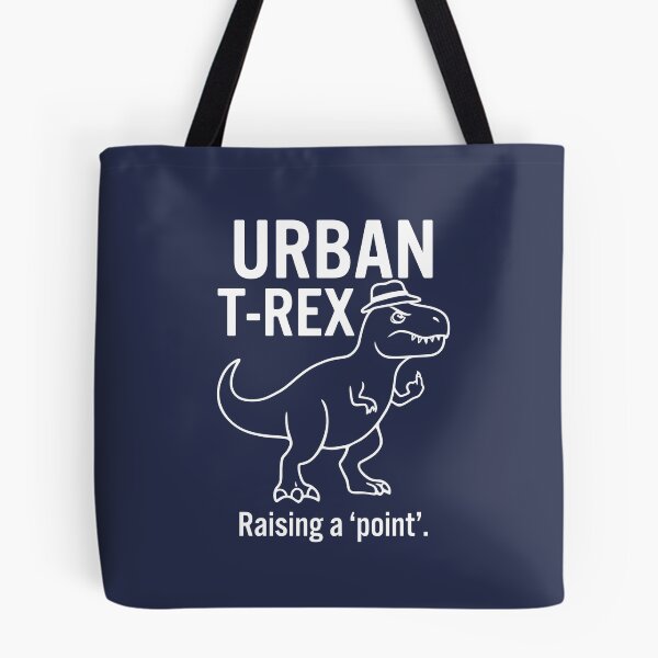 Item preview, Urban T-Rex Raising A Point Funny Middle Finger Dinosaur designed and sold by Amir Faysal.