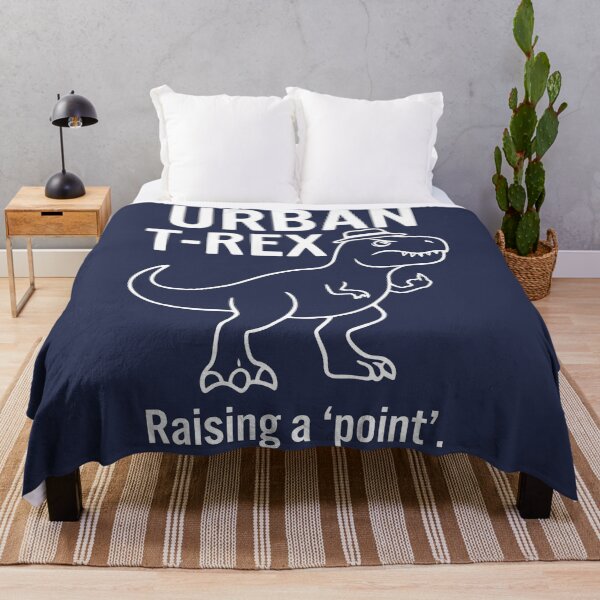 Item preview, Urban T-Rex Raising A Point Funny Middle Finger Dinosaur designed and sold by Amir Faysal.