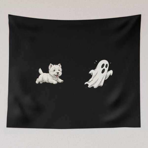 Item preview, Cute Puppy Ghost Trick-or-Treat designed and sold by Marantha80s.