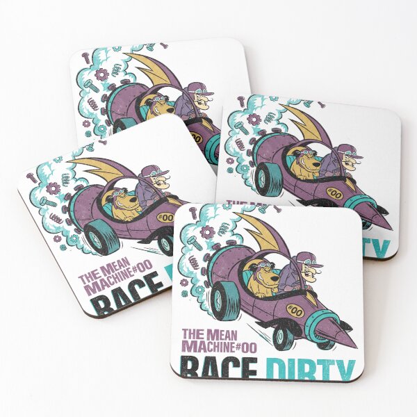 Item preview, The Mean Machine Race Dirty Retro Cartoon Art designed and sold by PixelDegenerado.
