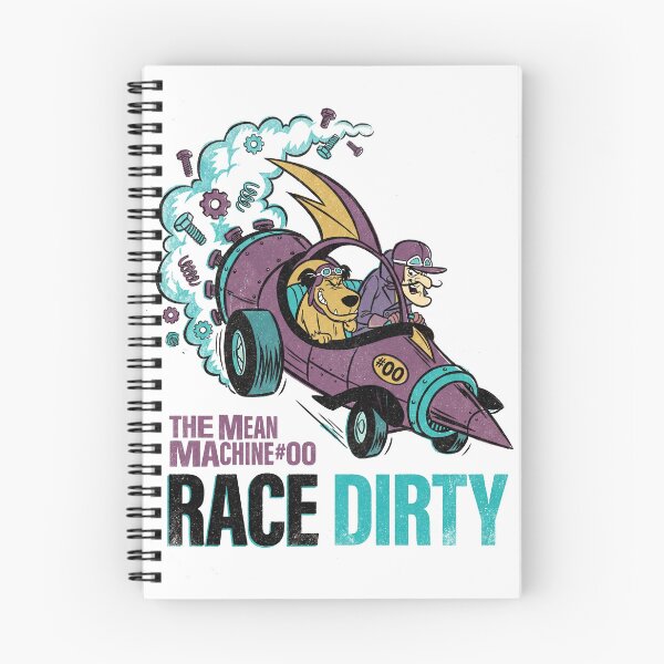 Item preview, The Mean Machine Race Dirty Retro Cartoon Art designed and sold by PixelDegenerado.