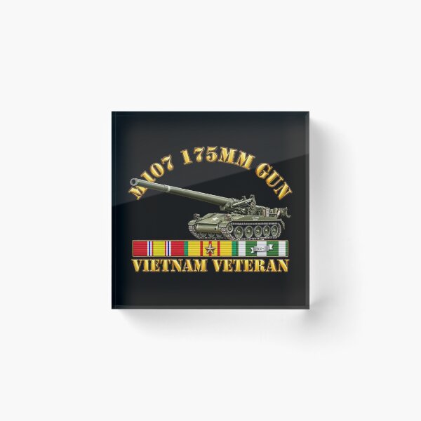 Item preview, M107 - 175mm Gun - Vietnam Vet w VN SVC - 3D - Enhanced designed and sold by Military Insignia Products.