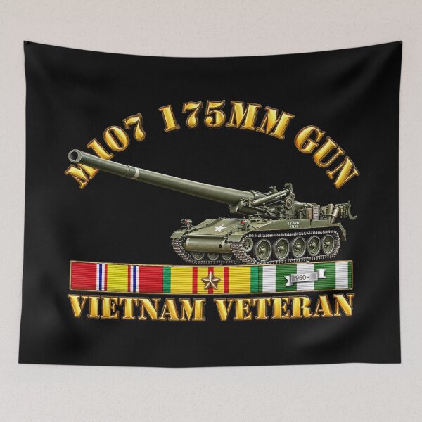 Item preview, M107 - 175mm Gun - Vietnam Vet w VN SVC - 3D - Enhanced designed and sold by Military Insignia Products.