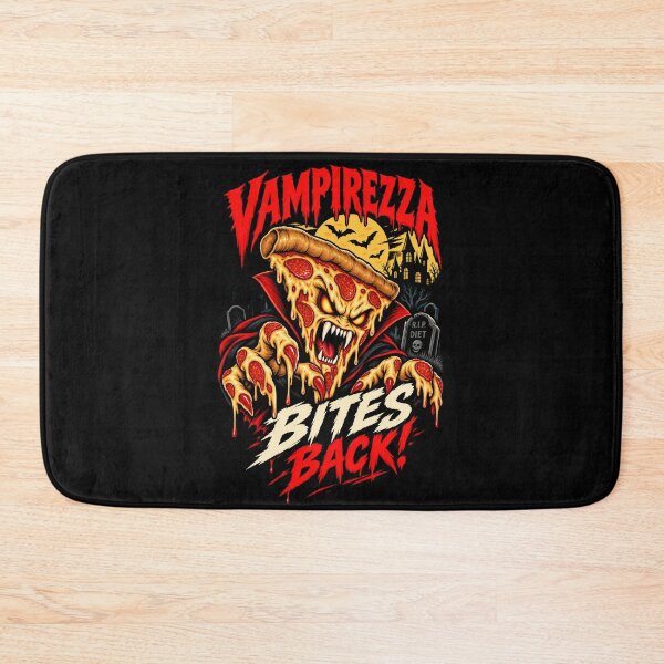 Item preview, Creepy Vampire Pizza Halloween Horror – Bite Back designed and sold by SidTastic .