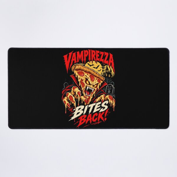 Item preview, Creepy Vampire Pizza Halloween Horror – Bite Back designed and sold by SidTastic .