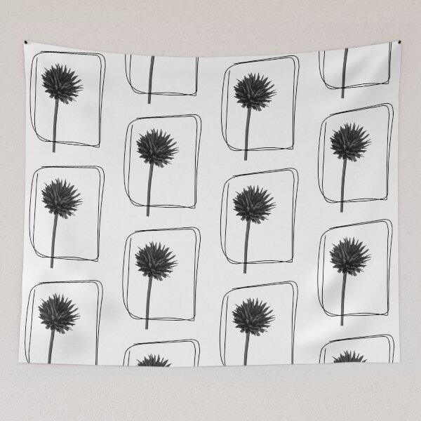 Item preview, Black and White Botanical Line Art designed and sold by The Snarky Ph.D.: A Study in Botanicals .