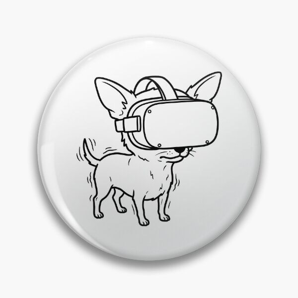 Artikelvorschau, Chihuahua mit VR-Headset entworfen und verkauft von ThreadRiotTees.