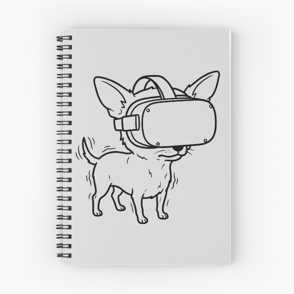 Item preview, Chihuahua Wearing VR Headset designed and sold by ThreadRiotTees.