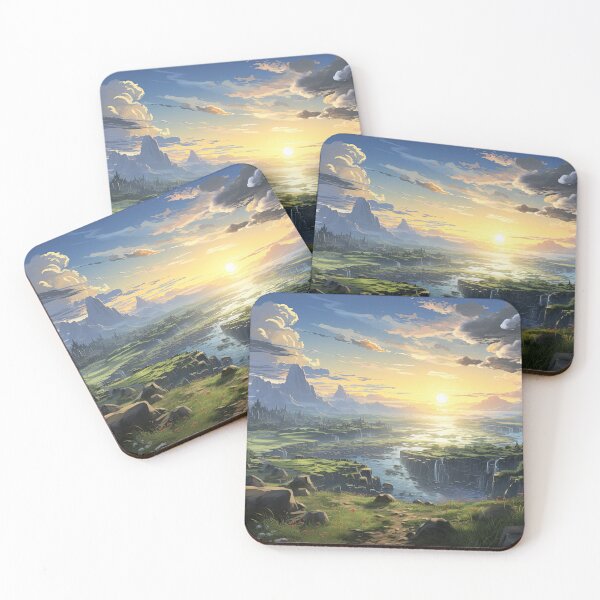 Item preview, Golden Valley at Sunset | Anime Fantasy Adventure designed and sold by bella-rosa87.