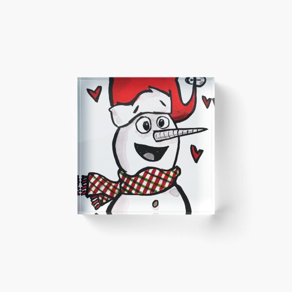 Item preview, Portrait of a Snowman designed and sold by Grasdal.